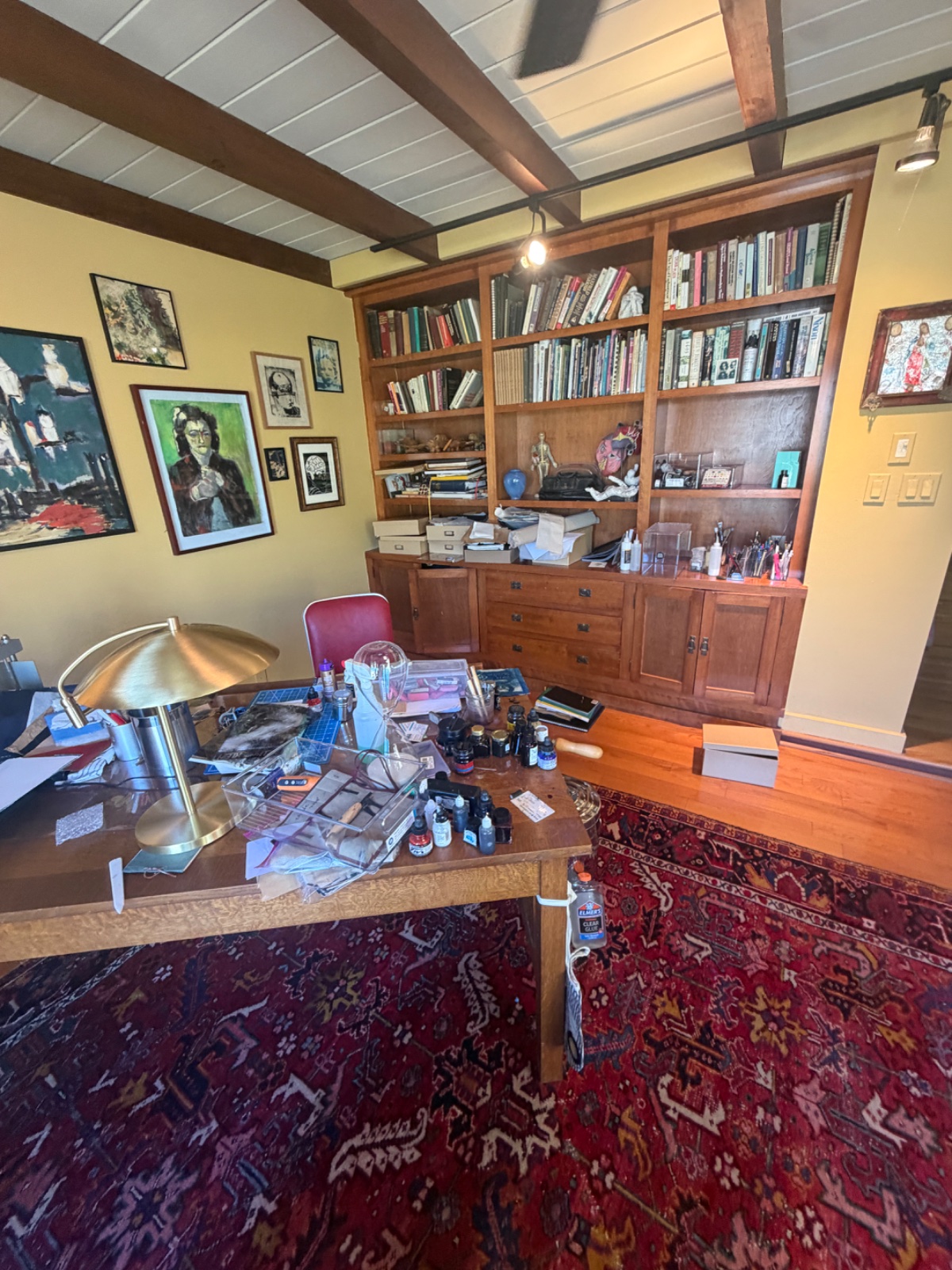 Artist’s Studio Before